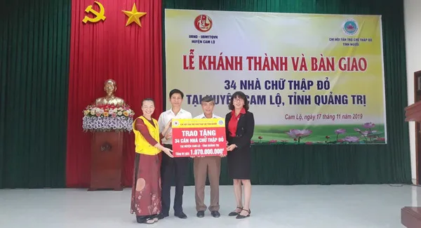 Hỗ trợ xây nhà cho bà con, Tình Người góp phần công nhận huyện nông thôn mới tại Cam Lộ, Quảng Trị